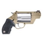 Taurus Judge Public Defender 45 (Long) Colt/410 Gauge Flat Dark Earth Revolver – 5 Rounds