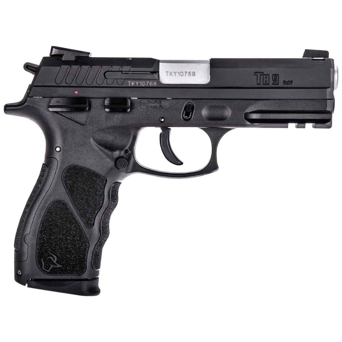 taurus-th9-pistol-1507365-1.jpg Taurus TH9 9mm Luger 4.25in Matte Black Pistol – 17+1 Rounds - Image 1