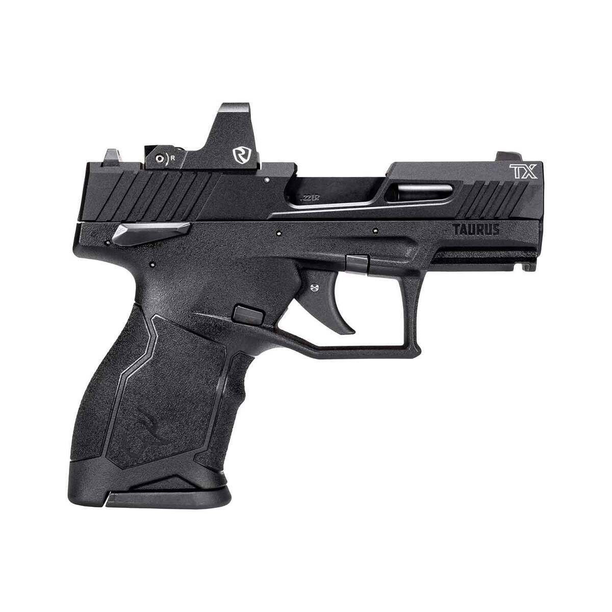 taurus-tx22c-compact-riton-optic-22-long-rifle-36in-matte-black-pistol-131-rounds-1795487-1.jpg Taurus TX22C Compact Riton Optic 22 Long Rifle 3.6in Matte Black Pistol – 13+1 Rounds - Image 1