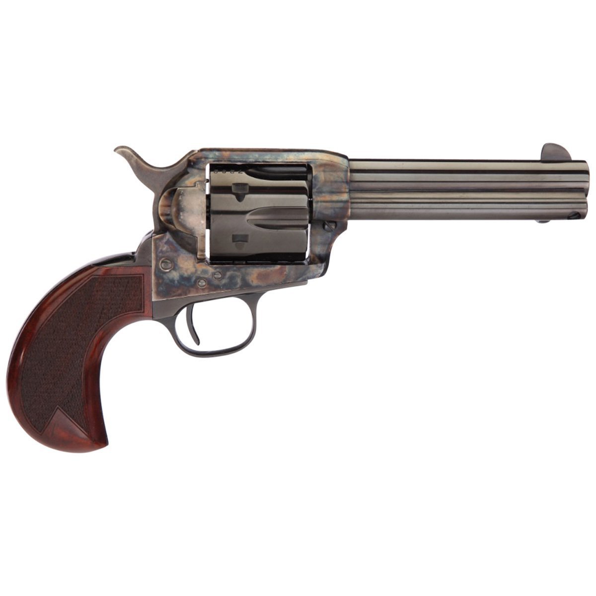 taylors-and-company-1873-cattleman-birdshead-45-long-colt-475in-blued-revolver-6-rounds-1532020-1.jpg Taylor’s & Company 1873 Cattleman Birdshead 45 (Long) Colt 4.75in Blued Revolver – 6 Rounds - Image 1