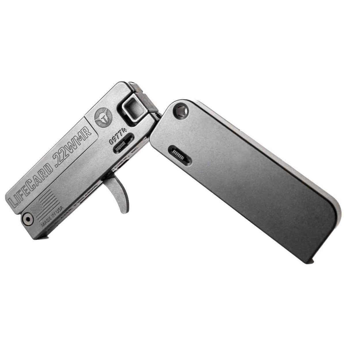 trailblazer-lifecard-22-wmr-22-mag-black-pistol-1-round-1679458-1.jpg Trailblazer LifeCard 22 WMR (22 Mag) Black Pistol – 1 Round - Image 1