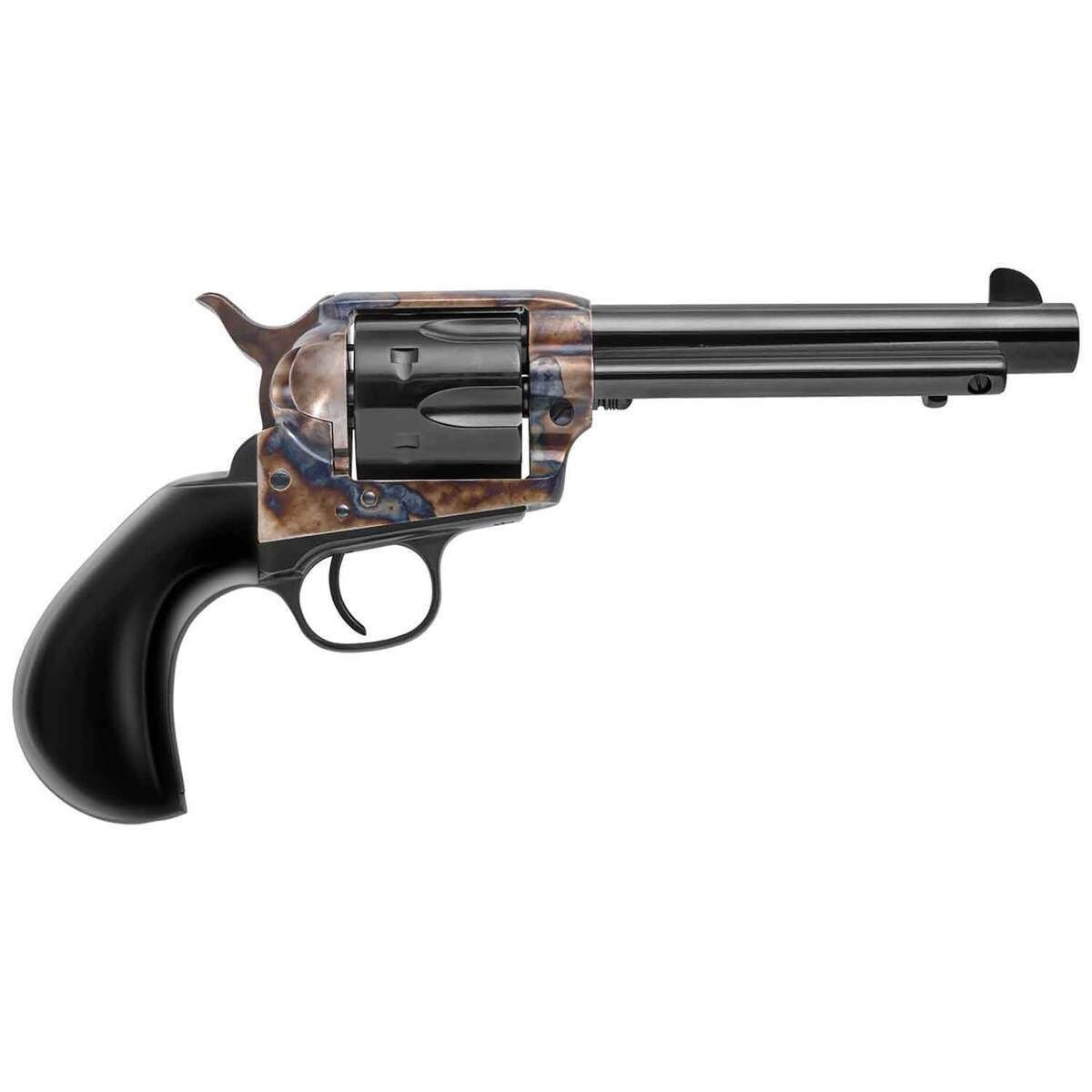 uberti-outlaws-and-lawmen-bonney-45-long-colt-55in-blue-revolver-6-rounds-1795619-1.jpg Uberti Outlaws and Lawmen Bonney 45 (Long) Colt 5.5in Blued Revolver – 6 Rounds - Image 1