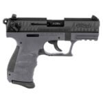 Walther P22 22 Long Rifle 3.42in Tungsten Gray/Black Pistol – 10+1 Rounds – California Compliant