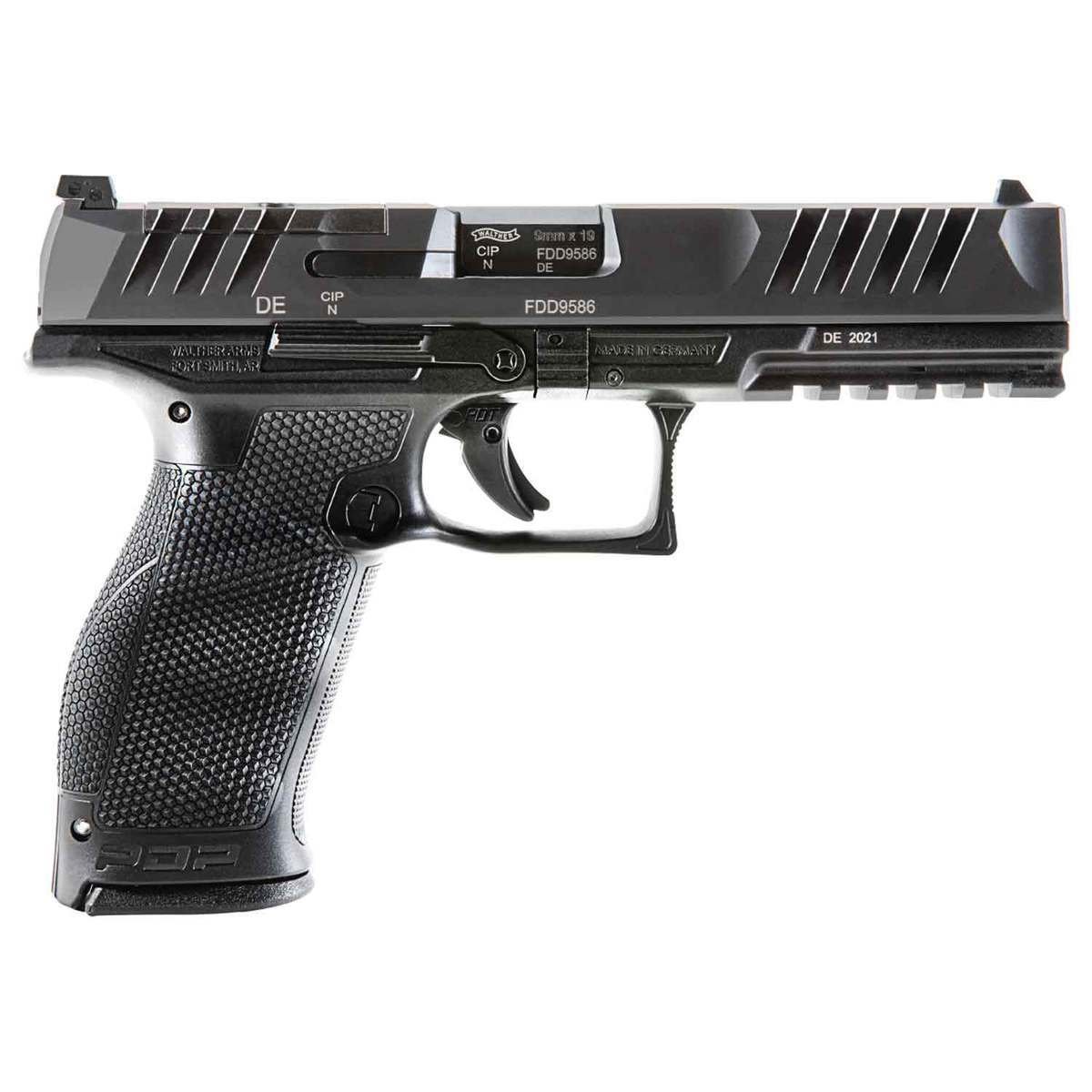 walther-pdp-full-size-optics-ready-9mm-luger-5in-black-pistol-181-rounds-1696585-1.jpg Walther PDP Full Size Optics Ready 9mm Luger 5in Black Pistol – 18+1 Rounds - Image 1