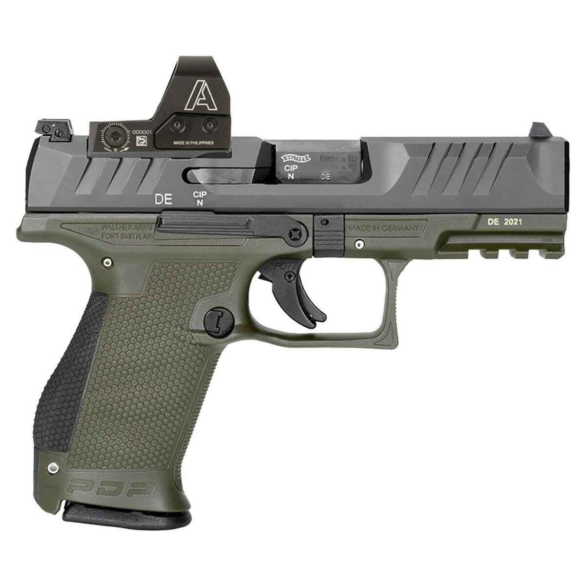 walther-pdp-odg-amred-dot-bf-151-1807661-1.jpg Walther PDP 9mm Luger 4in Black Pistol – 15+1 Rounds - Image 1