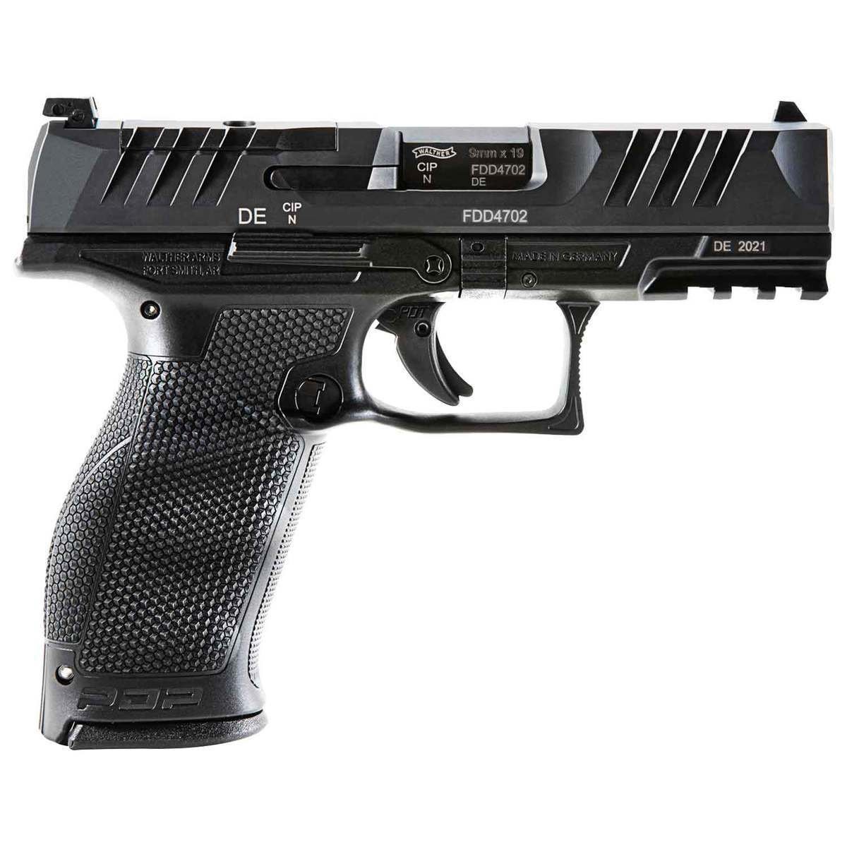 walther-pdp-optics-ready-9mm-luger-4in-black-pistol-181-rounds-1688510-1.jpg Walther PDP Optics Ready 9mm Luger 4in Black Pistol – 18+1 Rounds - Image 1