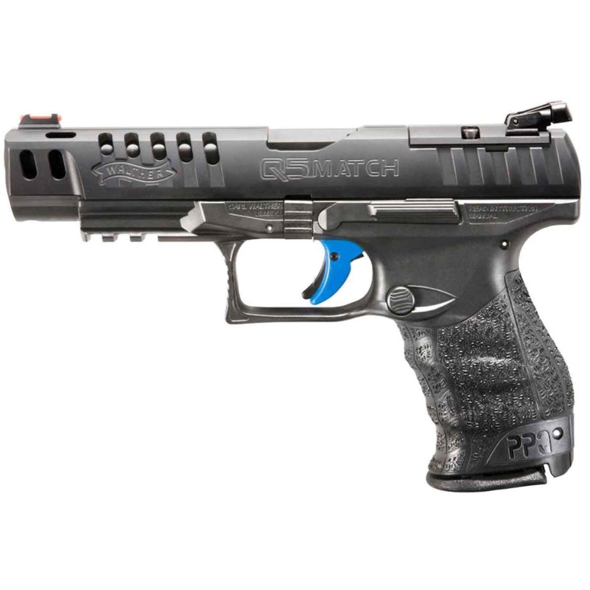 walther-q5-match-9mm-luger-5in-black-pistol-101-rounds-1627060-1.jpg Walther Q5 Match 9mm Luger 5in Black Pistol – 10+1 Rounds - Image 1