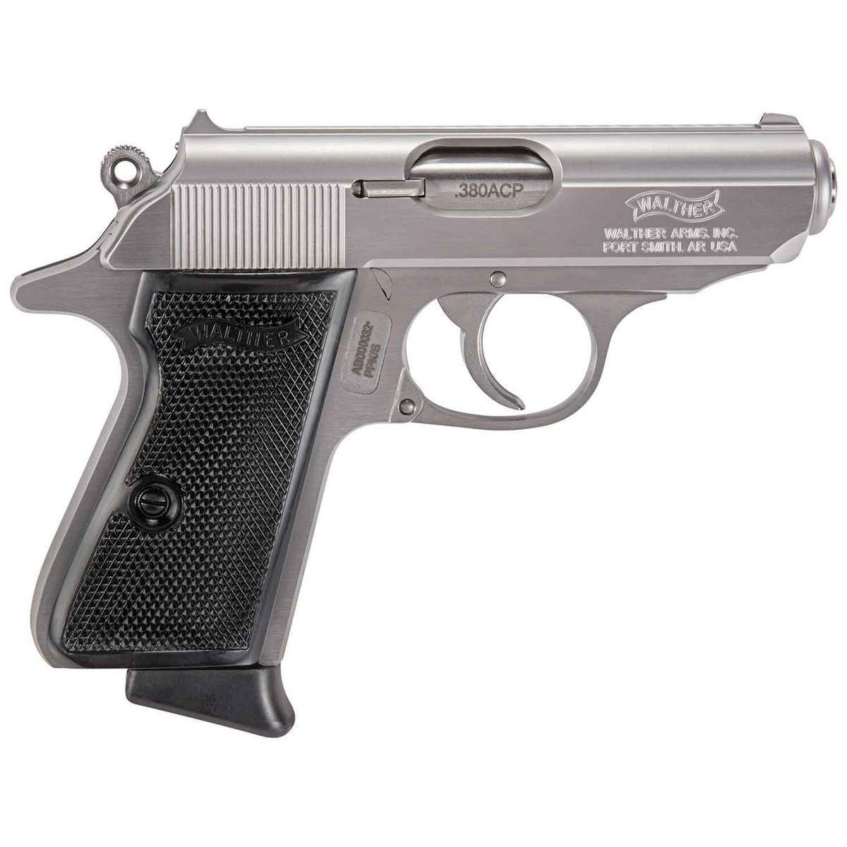 wather-ppks-380-auto-acp-33in-stainless-pistol-71-rounds-1540052-1.jpg Walther PPK/S 380 Auto (ACP) 3.3in Stainless Pistol – 7+1 Rounds - Image 1